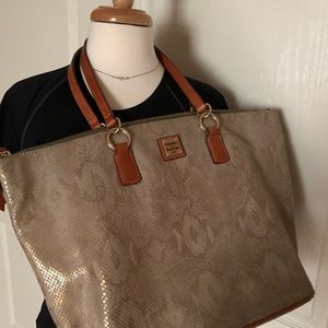 Large Handbage with Dooney Bourke Dust Cover